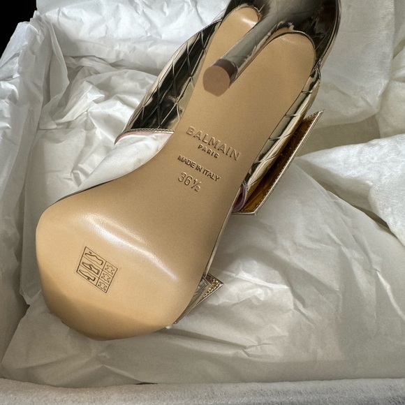 Balmain Mirror Mules NWT - Picture 13 of 16